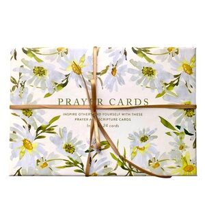 Eccolo Christian Boxed Daisy Prayer Cards (T812W), 24 ct